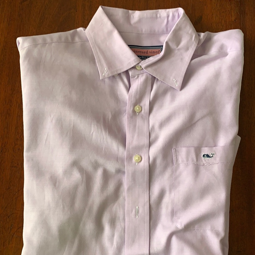 Vineyard Vines Tucker Shirt sz M lavender